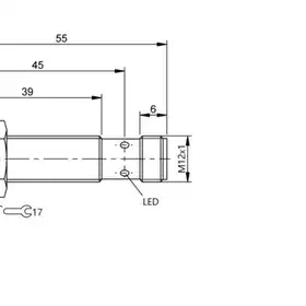 Индуктивный датчик Balluff BES M12MG-PSC40A-S04G-W12