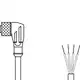Разъем с кабелем Leuze Electronic KD U-M8-4W-P1-020
