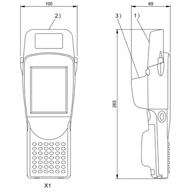 RFID портативный прибор чтения-записи Balluff BIS C-873-1-008-X-005-3003