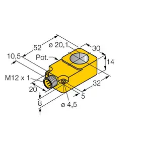 Кольцевой датчик TURCK BI20R-Q14-LU-H1141
