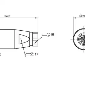 Разъем Balluff BCC S435-0000-1A-000-51X575-000