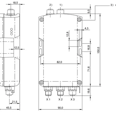 Блок обработки RFID Balluff BIS M-6003-025-050-03-ST12