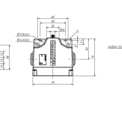Блочный выключатель Balluff BNS 813-B03-L12-61-A-22-03