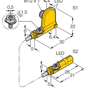 Магнитный датчик TURCK BIM-UNT-0.3-UNT-2AP6X3-H1141