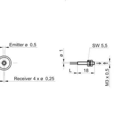 Оптоволоконный кабель Baumer FCE 200D1Y00