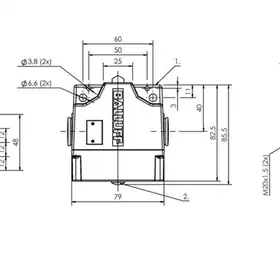 Блочный выключатель Balluff BNS 813-B03-D12-61-A-12-03-FE