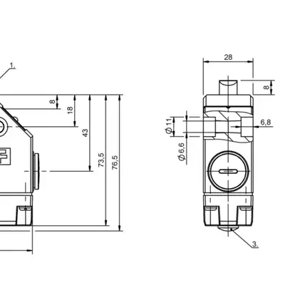 Одиночный выключатель Balluff BNS 813-FD-60-183-FD