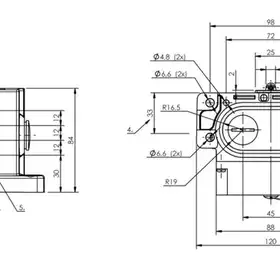 Блочный выключатель Balluff BNS 813-D04-R12-62-10-01-FD