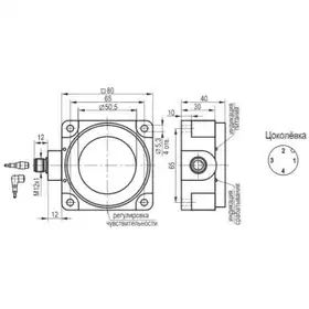 Кольцевой датчик ТЕКО ISN RC2P5-31N-R50-LZS4