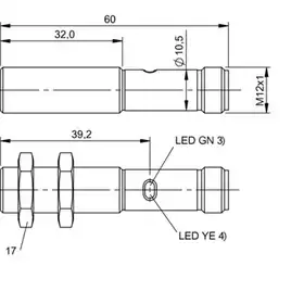 Оптический датчик Balluff BOS 12M-PO-RD11-S4