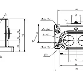 Блочный выключатель Balluff BNS 813-D03-R16-100-22-03-FC
