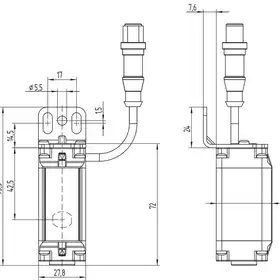 Cветовой барьер безопасности Schmersal SLB440-ER-4-LST
