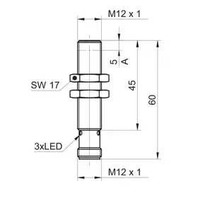 Индуктивный датчик Baumer IR12.P06S-F60.PO1Z.7BO