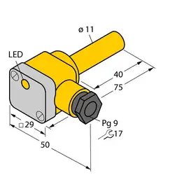 Индуктивный датчик TURCK BI2-K11SK-AP6X