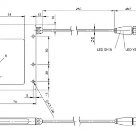 Щелевой датчик Balluff BGL 80F-007-00,2-S4