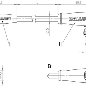 Соединительный кабель Balluff BCC M314-M424-3E-304-EX44T2-003
