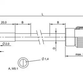 Оптоволоконный кабель Balluff BFO 18A-XAF-SMG-15-3