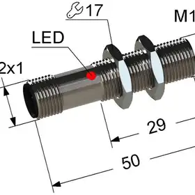 Индуктивный датчик Мега-К PS2-12M50-4B21-C4