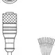 Разъем с кабелем Leuze Electronic KD S-M12-CA-P1-020