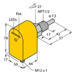 Датчик потока TURCK FCS-N1/2A4P-AP8X-H1141