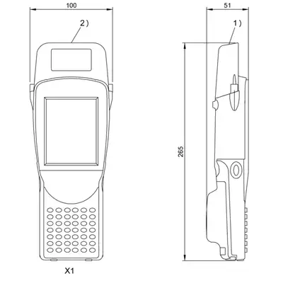 RFID портативный прибор чтения-записи Balluff BIS M-871-1-008-X-001