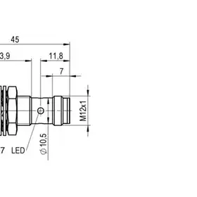 Индуктивный датчик расстояния Balluff BAW M12MD-UAC70G-S04G