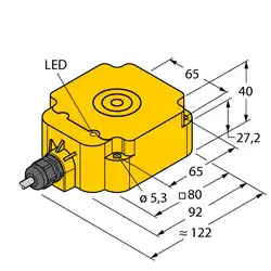 Индуктивный датчик TURCK NI60-Q80-Y1X