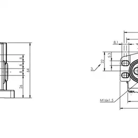 Блочный выключатель Balluff BNS 813-B04-R08-46-49-04