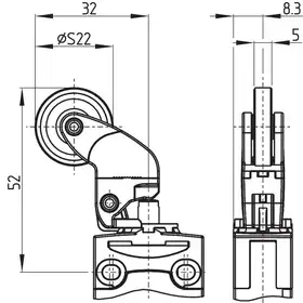 Kонцевой выключатель безопасности Schmersal PS216-T11-K250