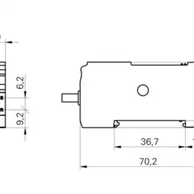 Усилитель для оптоволоконных датчиков Baumer FVDK 10N66YM