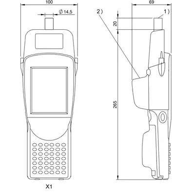 RFID портативный прибор чтения-записи Balluff BIS C-873-1-008-X-001