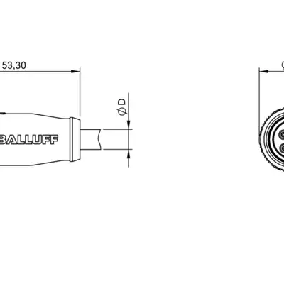 Разъем с кабелем Balluff BCC A314-0000-20-003-EX44W6-050