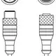 Соединительный кабель Leuze Electronic KDS PB-M12-4A-M12-4A-P3-050