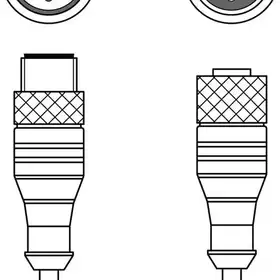 Соединительный кабель Leuze Electronic KDS PB-M12-4A-M12-4A-P3-050