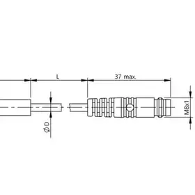 Магнитный датчик Balluff BMF 07M-NS-D-2-S49-00,3