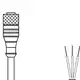 Разъем с кабелем Leuze Electronic KD U-M8-3A-P1-020