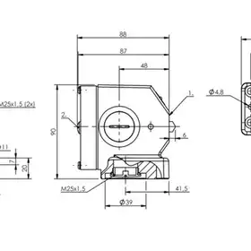 Блочный выключатель Balluff BNS 813-B04-D12-72-10-01-FD