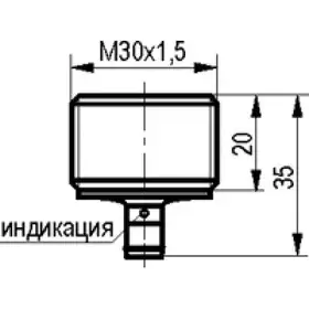 Индуктивный датчик ТЕКО ISB BC72A-31N-10-LS40