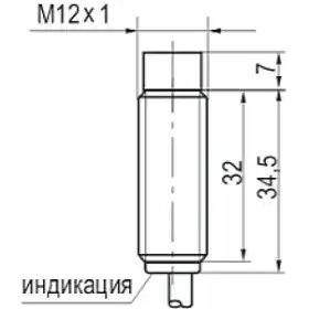 Индуктивный датчик ТЕКО ISN F2A-31P-4-L-C