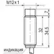 Индуктивный датчик ТЕКО ISN F2A-31P-4-L-C