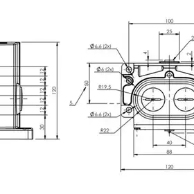 Блочный выключатель Balluff BNS 816-B06-WS-12-602-11