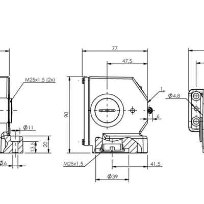 Блочный выключатель Balluff BNS 819-B06-L12-72-10