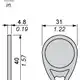 RFID метка-транспондер Telemecanique XGHBPB3345