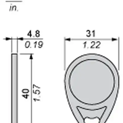 RFID метка-транспондер Telemecanique XGHBPB3345