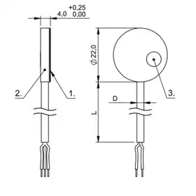 Емкостной датчик Balluff BCS D22T403-PSM60C-EP02