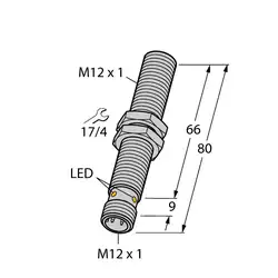 Индуктивный датчик TURCK BI4U-M12-VP44X-H1141 L80