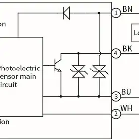 Оптический датчик LANBAO PSE-YC35DPBR-E3