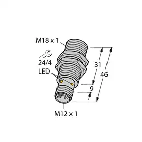 Индуктивный датчик TURCK BI8-M18K-AP6X-H1141