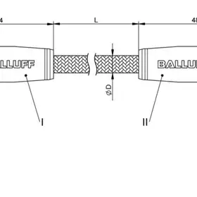 Соединительный кабель Balluff BCC W415-W414-3A-304-MW8434-006