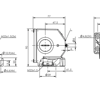 Блочный выключатель Balluff BNS 819-B04-R16-72-10